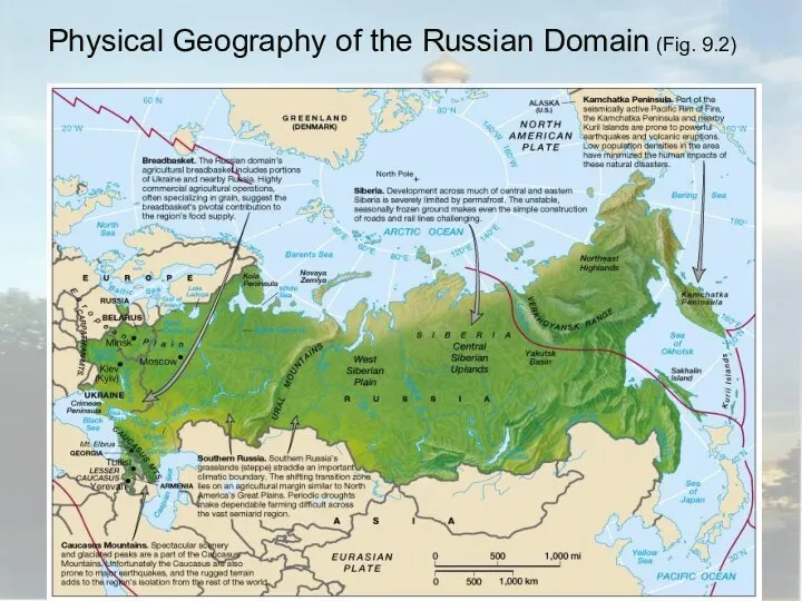 Globalization & Diversity: Rowntree, Lewis, Price, Wyckoff Physical Geography of the Russian Domain (Fig. 9.2)