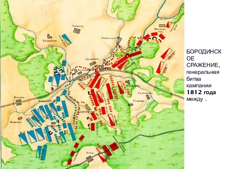 БОРОДИНСКОЕ СРАЖЕНИЕ, генеральная битва кампании 1812 года между .