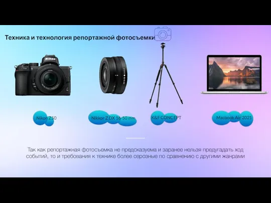 Техника и технология репортажной фотосъемки Nikon Z50 Nikkor Z DX