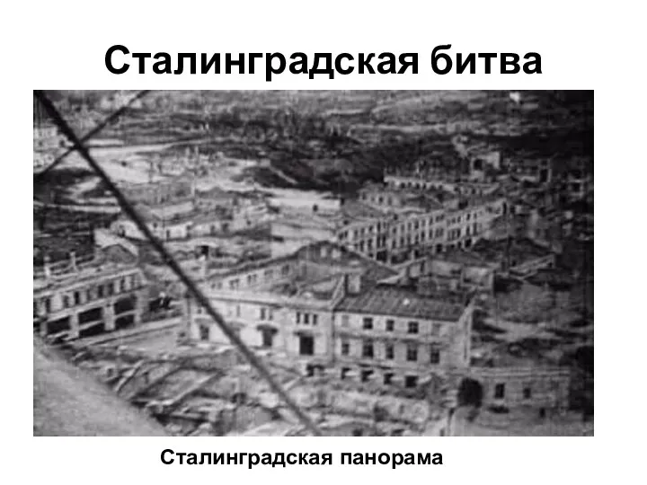 Сталинградская битва Сталинградская панорама