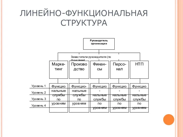 ЛИНЕЙНО-ФУНКЦИОНАЛЬНАЯ СТРУКТУРА