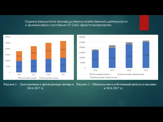 Оценка результатов производственно-хозяйственной деятельности и финансового состояния СП ОАО «Брестгазоаппарат»