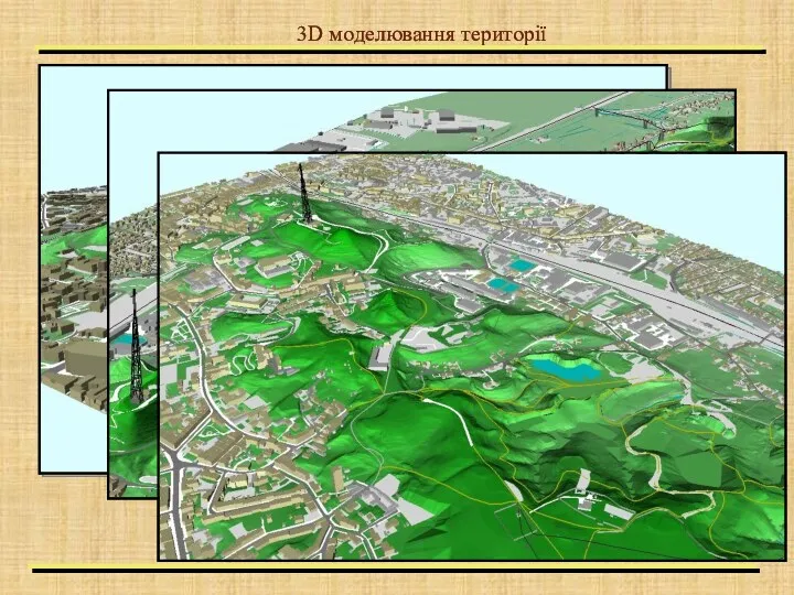 3D моделювання території