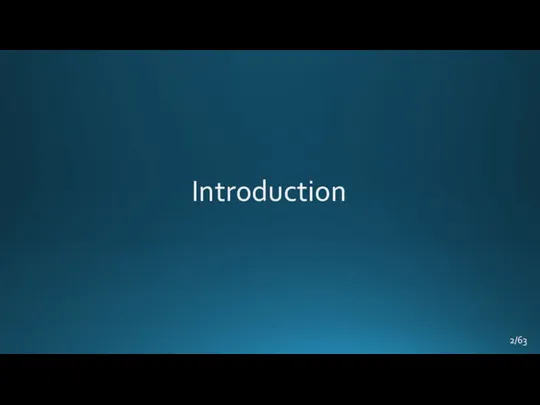 Introduction /63