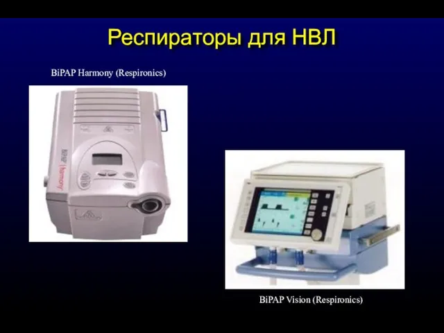 BiPAP Vision (Respironics) Респираторы для НВЛ BiPAP Harmony (Respironics)