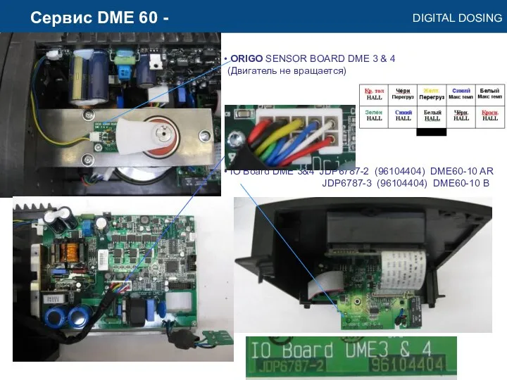 Сервис DME 60 - ORIGO SENSOR BOARD DME 3 &