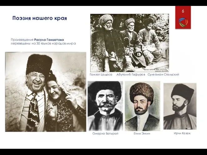 Произведения Расула Гамзатова переведены на 30 языков народов мира Омарла Батырай Ирчи Казак
