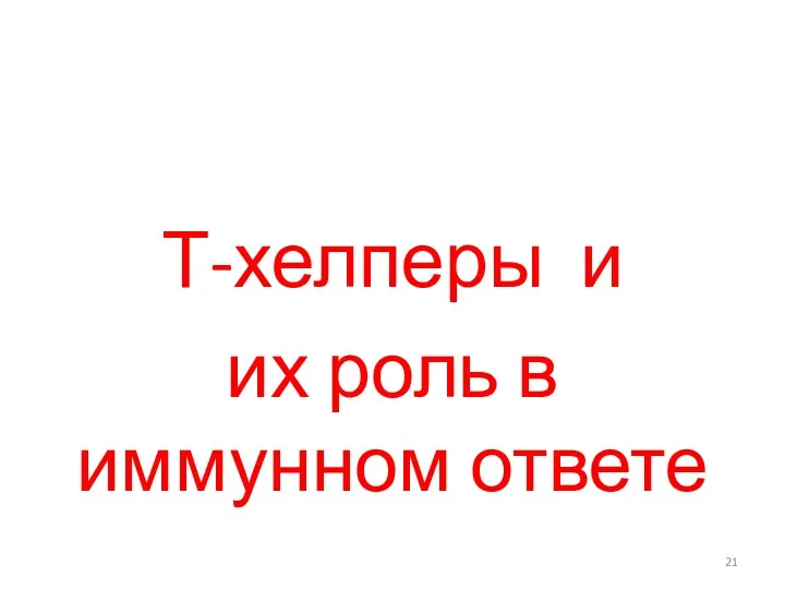 Т-хелперы и их роль в иммунном ответе