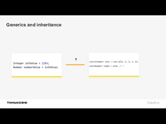 Generics and inheritance ?