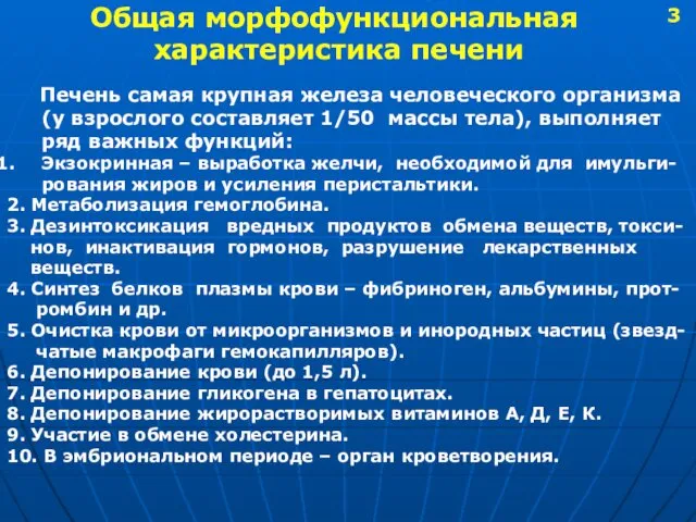 Общая морфофункциональная характеристика печени Печень самая крупная железа человеческого организма