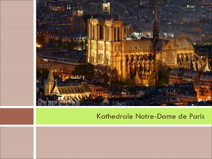 Kathedrale Notre-Dame de Paris