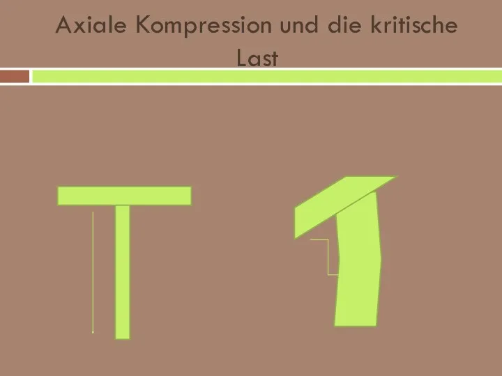 Axiale Kompression und die kritische Last