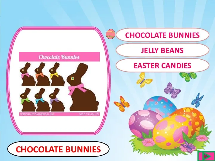 CHOCOLATE BUNNIES CHOCOLATE BUNNIES JELLY BEANS EASTER CANDIES