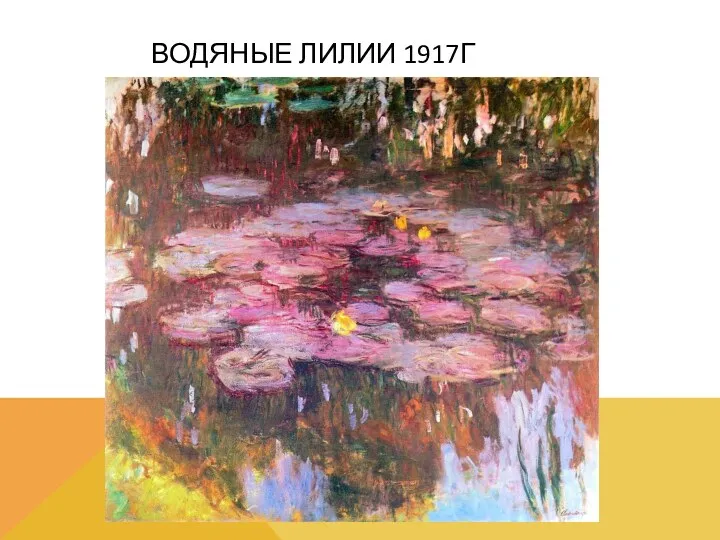 ВОДЯНЫЕ ЛИЛИИ 1917Г