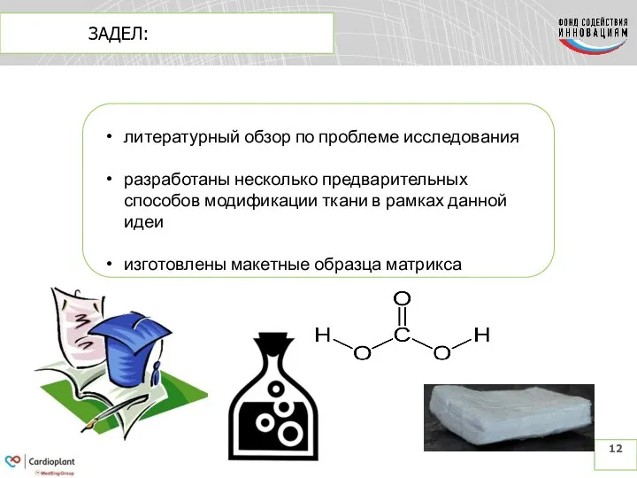 ЗАДЕЛ: литературный обзор по проблеме исследования разработаны несколько предварительных способов модификации ткани в