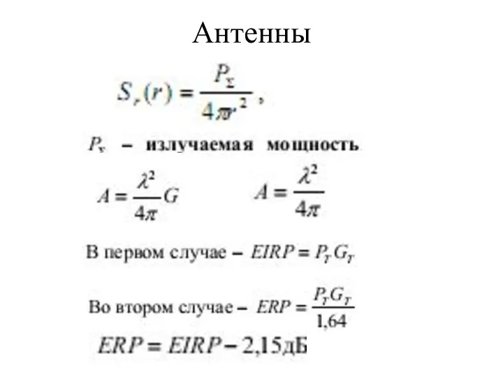 Антенны