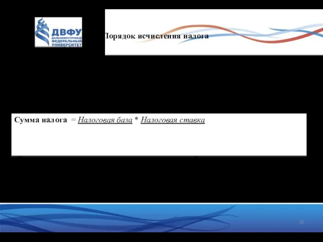 Порядок исчисления налога Согласно статье 52 НК налогоплательщик самостоятельно исчисляет