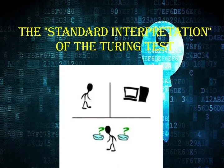 The "standard interpretation" of the Turing Test