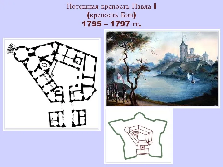 Потешная крепость Павла I (крепость Бип) 1795 – 1797 гг.