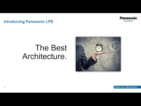 The Best Architecture. Introducing Panasonic LPS