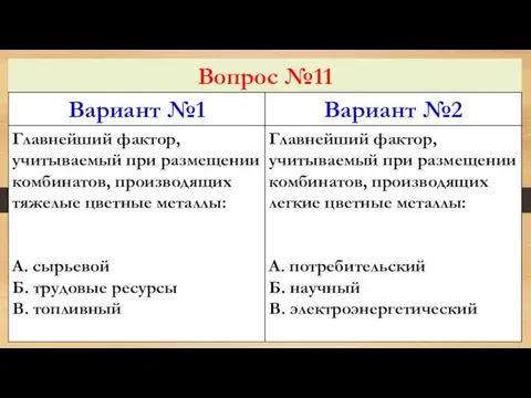 Вопрос №11