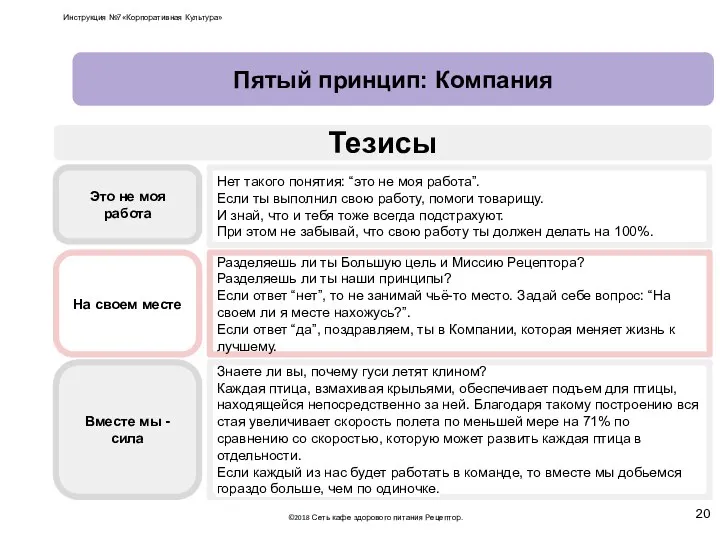 Это не моя работа Нет такого понятия: “это не моя