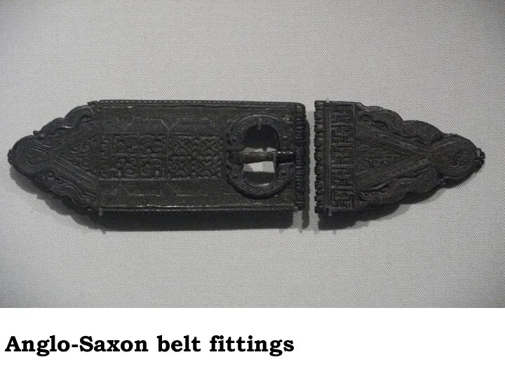 Anglo-Saxon belt fittings