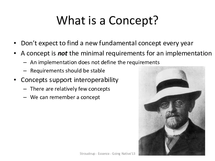 What is a Concept? Don’t expect to find a new