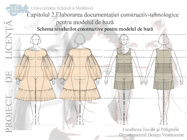 Schema nivelurilor constructive pentru modelul de bază