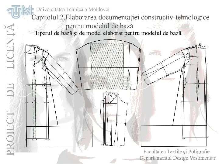 Tiparul de bază și de model elaborat pentru modelul de bază