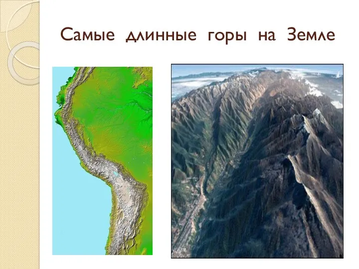 Самые длинные горы на Земле