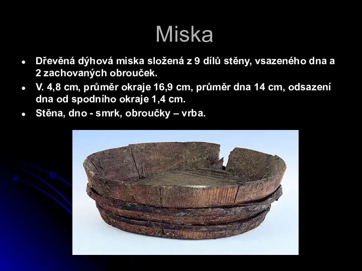 Miska Dřevěná dýhová miska složená z 9 dílů stěny, vsazeného dna a 2