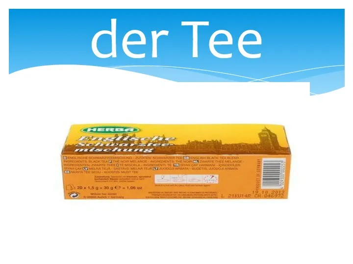 der Tee