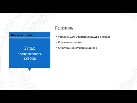 Запах промышленного завода установка для очищения воздуха в городе Озеленение