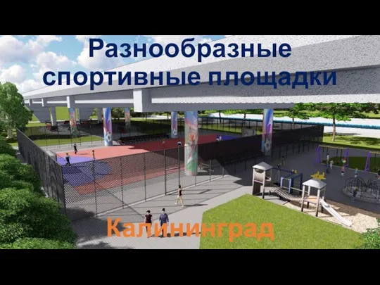 Разнообразные спортивные площадки Калининград