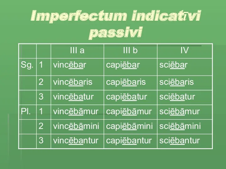 Imperfectum indicatīvi passivi