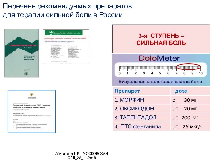 Абузарова Г.Р. _МОСКОВСКАЯ ОБЛ_28_11.2018 3-я СТУПЕНЬ – СИЛЬНАЯ БОЛЬ Перечень