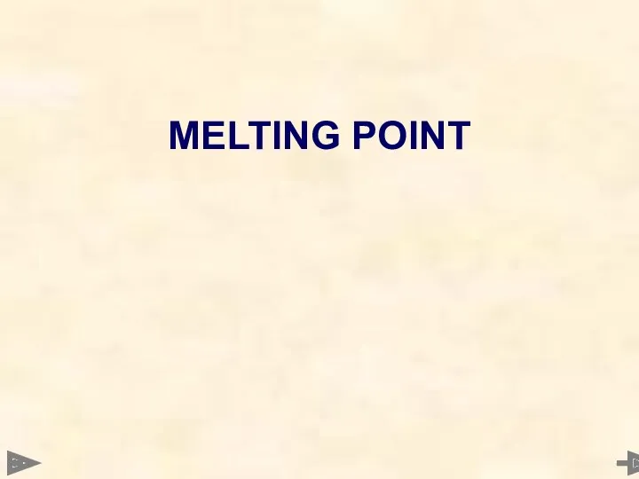 MELTING POINT