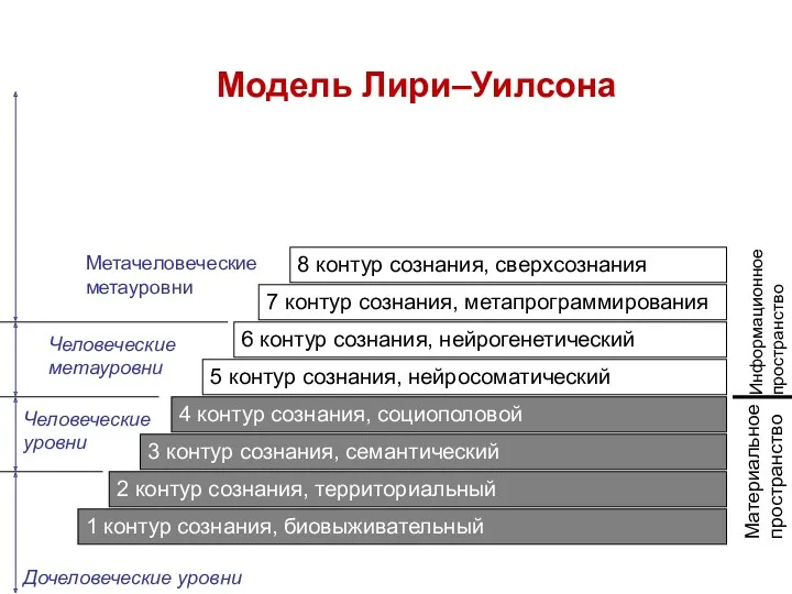 1 контур сознания, биовыживательный 2 контур сознания, территориальный 3 контур