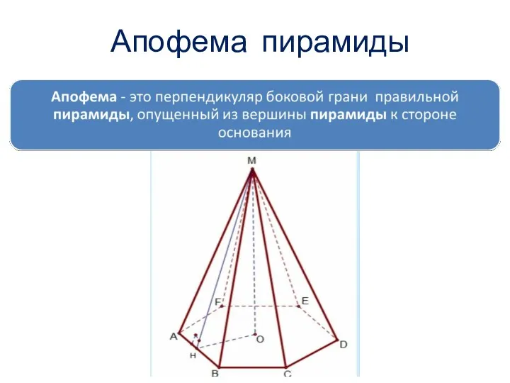 Апофема пирамиды