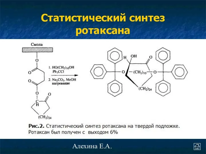 Алехина Е.А. Статистический синтез ротаксана