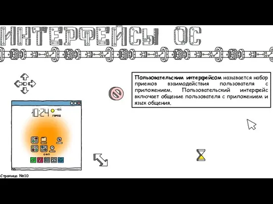 Пользовательским интерфейсом называется набор приемов взаимодействия пользователя с приложением. Пользовательский