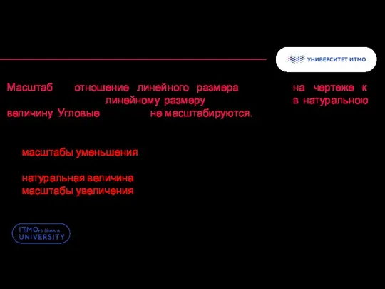 Масштабы. ГОСТ 2.302-68 Масштаб – отношение линейного размера отрезка на