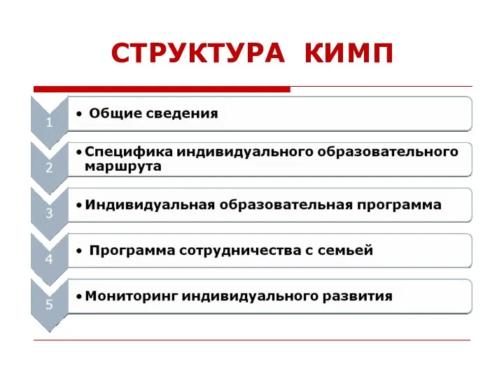 СТРУКТУРА КИМП