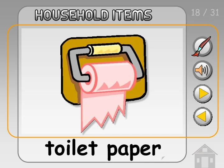 18 / 31 toilet paper