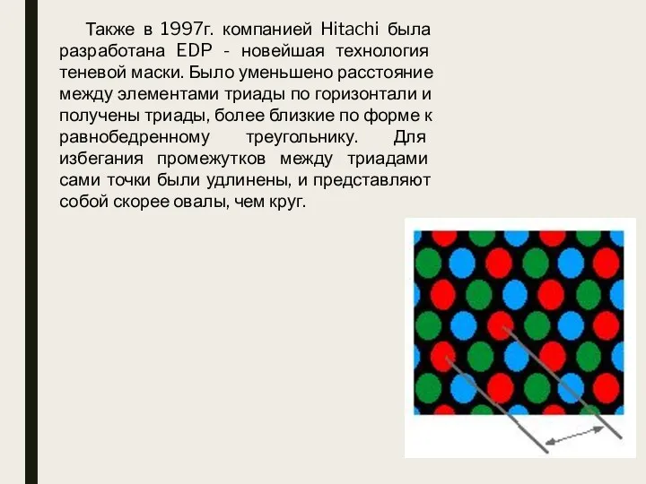 Также в 1997г. компанией Hitachi была разработана EDP - новейшая