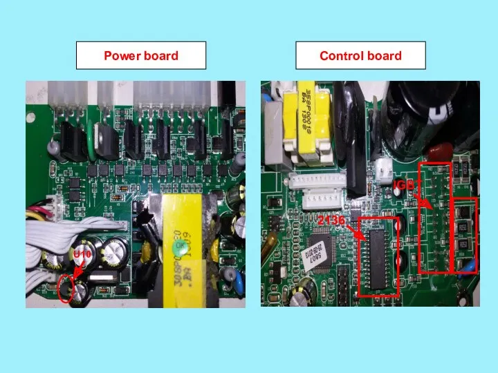 Power board Control board U10 2136 IGBT