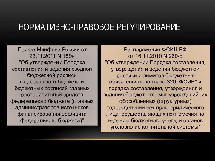 Приказ Минфина России от 23.11.2011 N 159н "Об утверждении Порядка