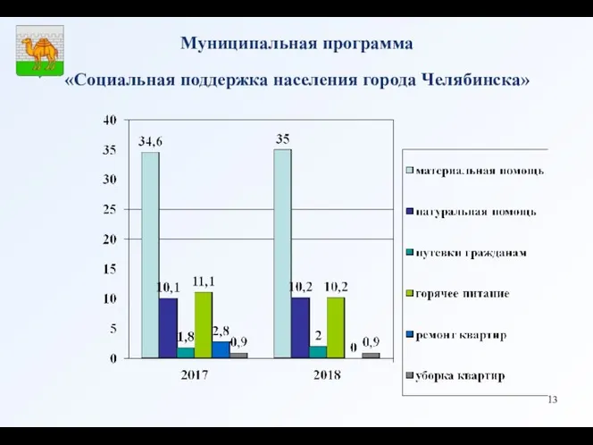 Муниципальная программа «Социальная поддержка населения города Челябинска»