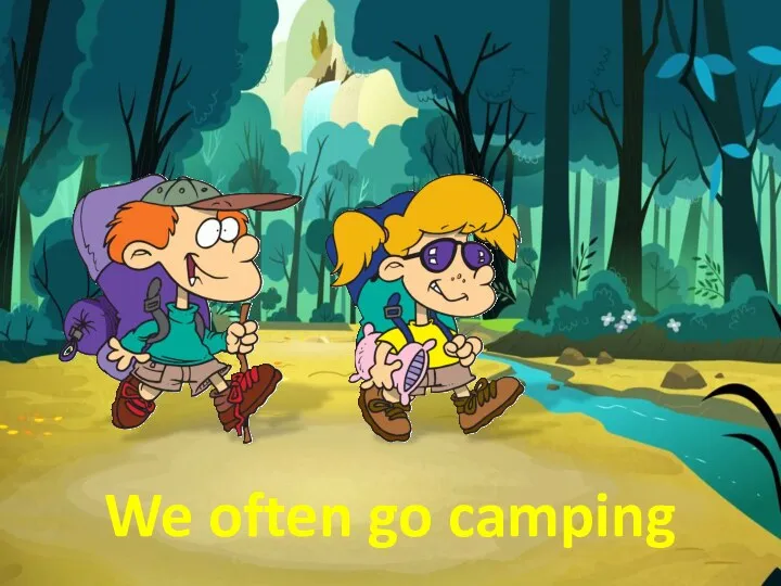 We often go camping